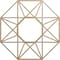 Ekena Millwork Guardian Wood Fretwork Pierced Ceiling Medallion, Birch, 38"OD x 14 3/4"ID x 3/8"T CMWP38X38X0375GDBI - alternate 1
